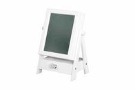 Gabinete de madera casero blanco W22.5*D17*H30CM de la joyería del espejo de los muebles de la función multi
