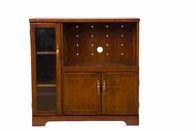 Pequeña pequeña cocina de la sala de estar del armario del almacenamiento de los muebles de madera caseros robustos durables