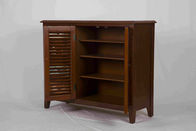 3 estantes ajustables se dirigen el gabinete de madera de los muebles con 4 cajones del almacenamiento del modelo