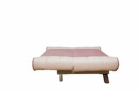 Sofá seccional del durmiente de Brown Flodable, sofá cama de 3 Seater con el respaldo ajustable