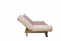 Sofá seccional del durmiente de Brown Flodable, sofá cama de 3 Seater con el respaldo ajustable