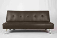 El cuero de la sala de estar saca el sofá que platea los pies ergonómicos para el espacio de ahorro