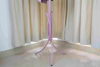 Estante rosado de la capa de la entrada del metal con el soporte de paraguas, soporte de la suspensión de la chaqueta del dormitorio 2.8kg