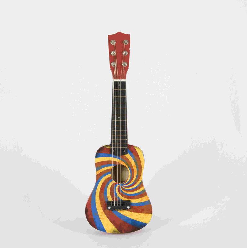 Juguetes musicales del ukelele de madera de Soild de los niños, instrumentos musicales de los niños con los accesorios