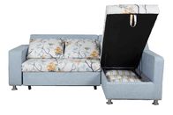 Superficies ocultadas de la prenda impermeable del sofá cama del hogar del caso del almacenamiento con el colchón del tamaño de la reina